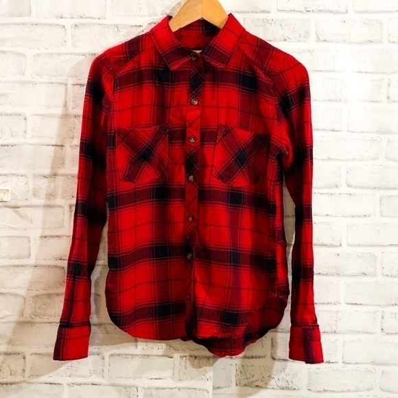 Abercrombie Plaid flannel shirt - Picture 2 of 5